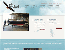 Tablet Screenshot of eaglepointclarklake.com